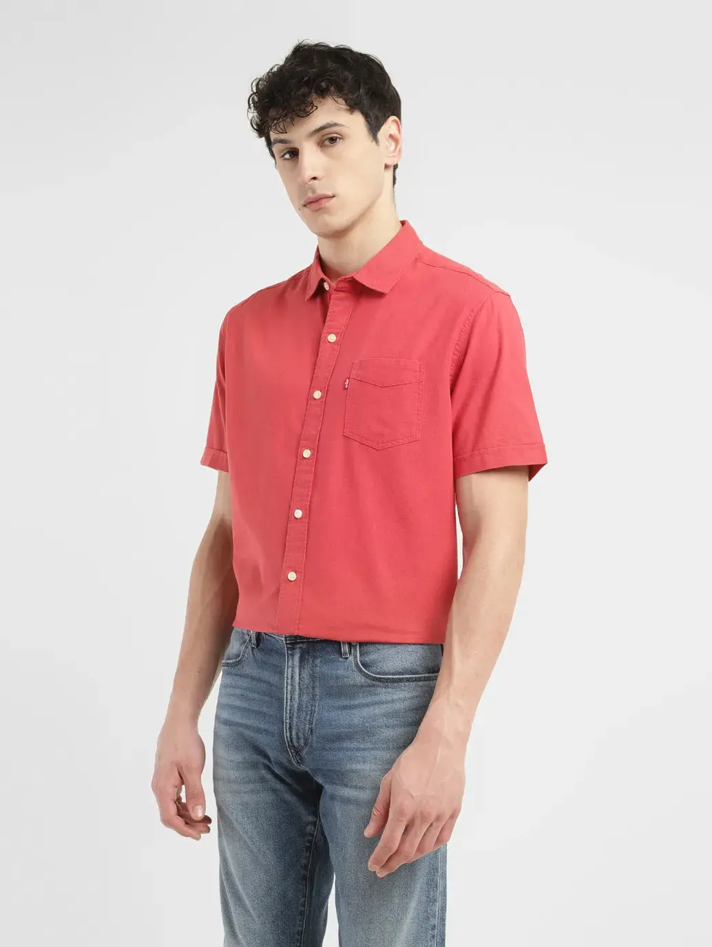 Men's Solid Slim Fit Shirt 1