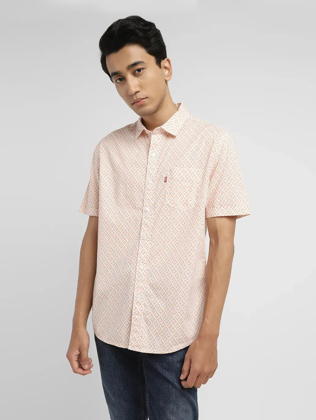 Men's All Over Print Slim Fit Shirt 1
