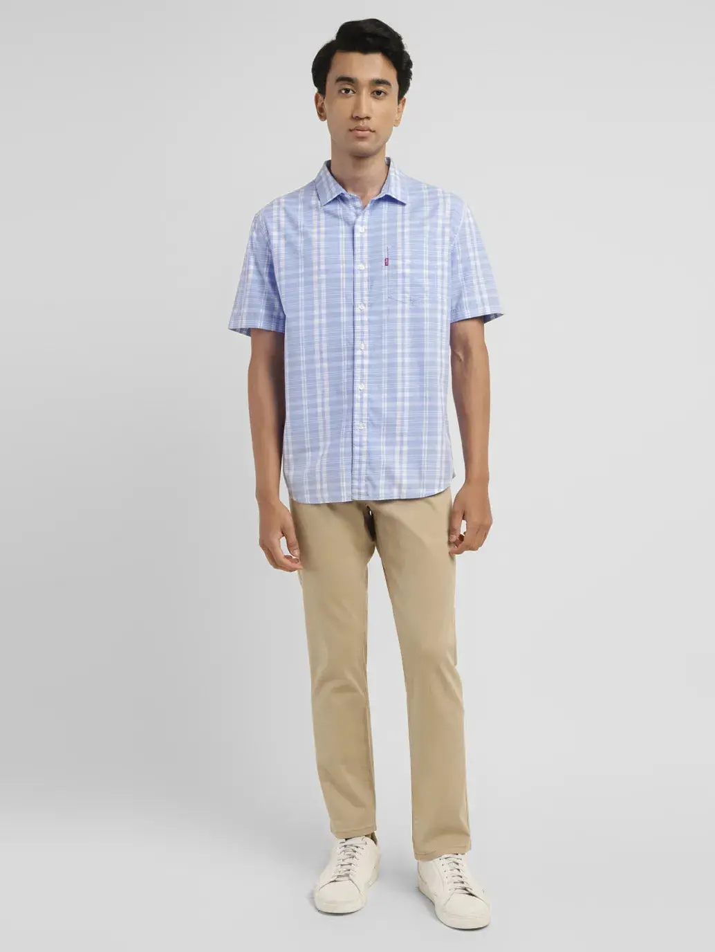 Men's Checkered Slim Fit Shirt 1