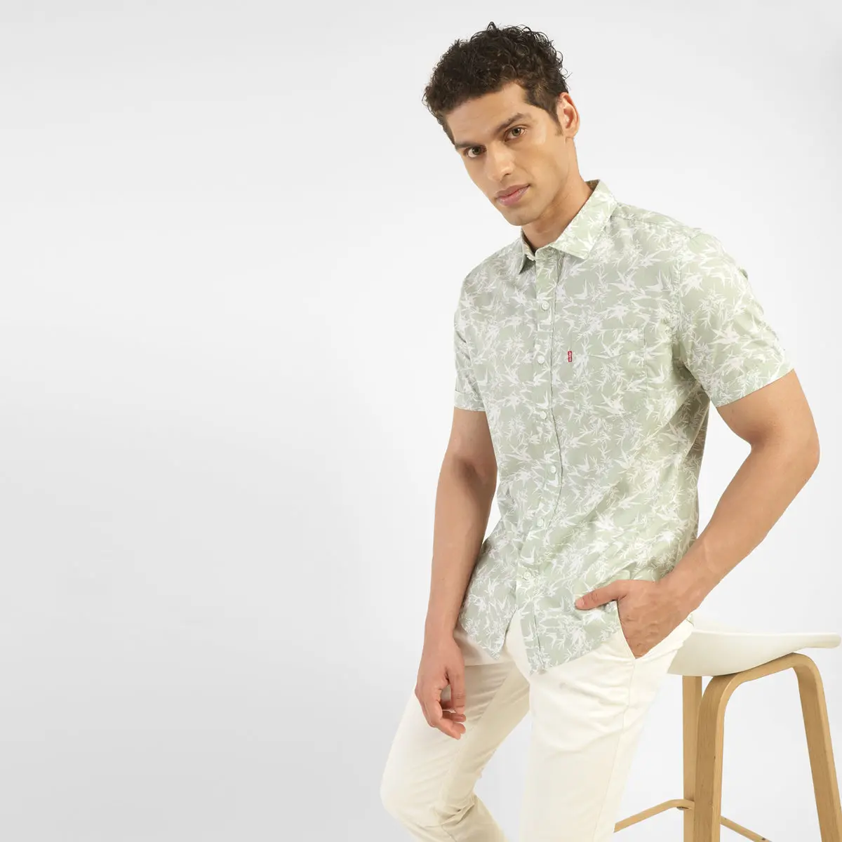 Men's All Over Printed Slim Fit Shirt 1