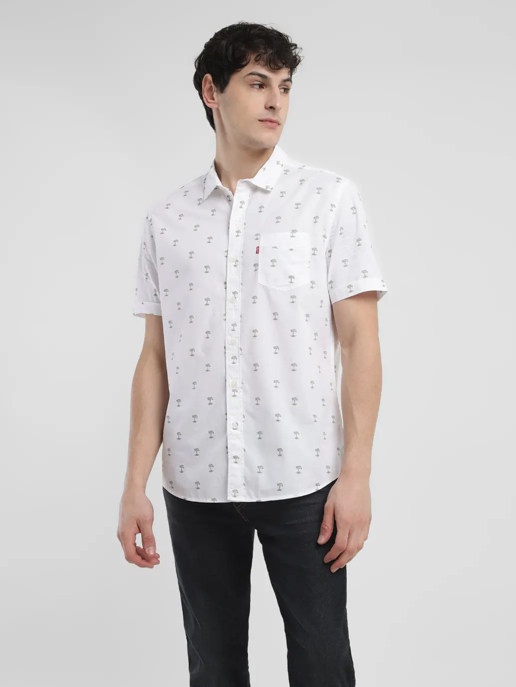 Men's All Over Printed Slim Fit Shirt 1