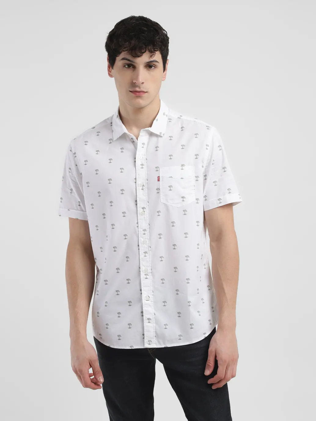 Men's All Over Printed Slim Fit Shirt 2