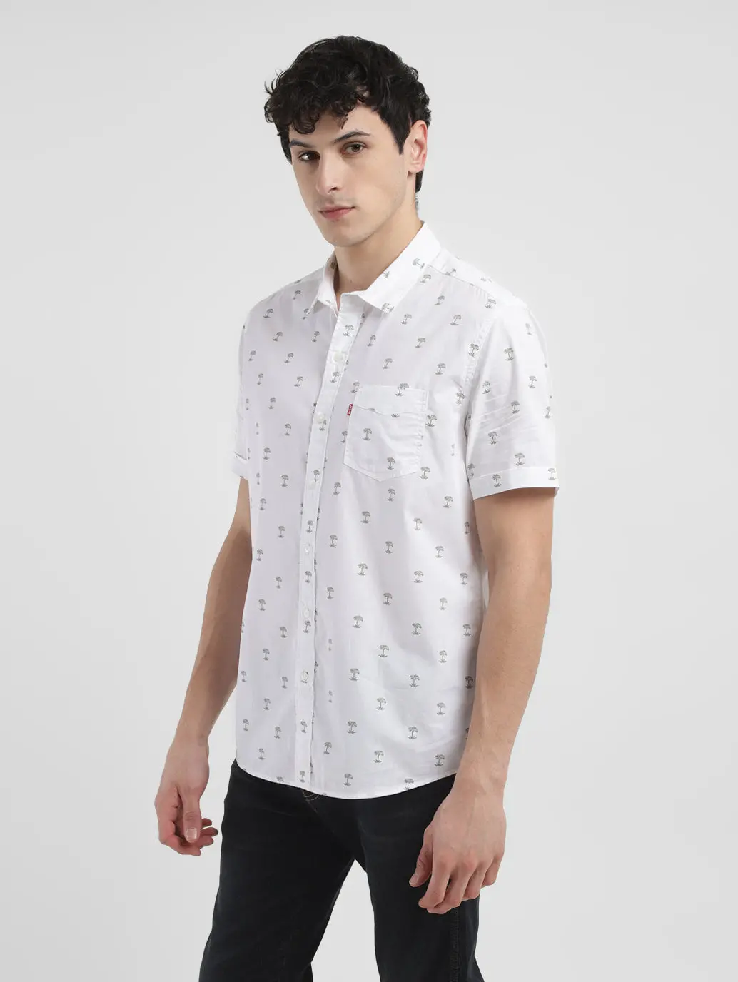 Men's All Over Printed Slim Fit Shirt 4