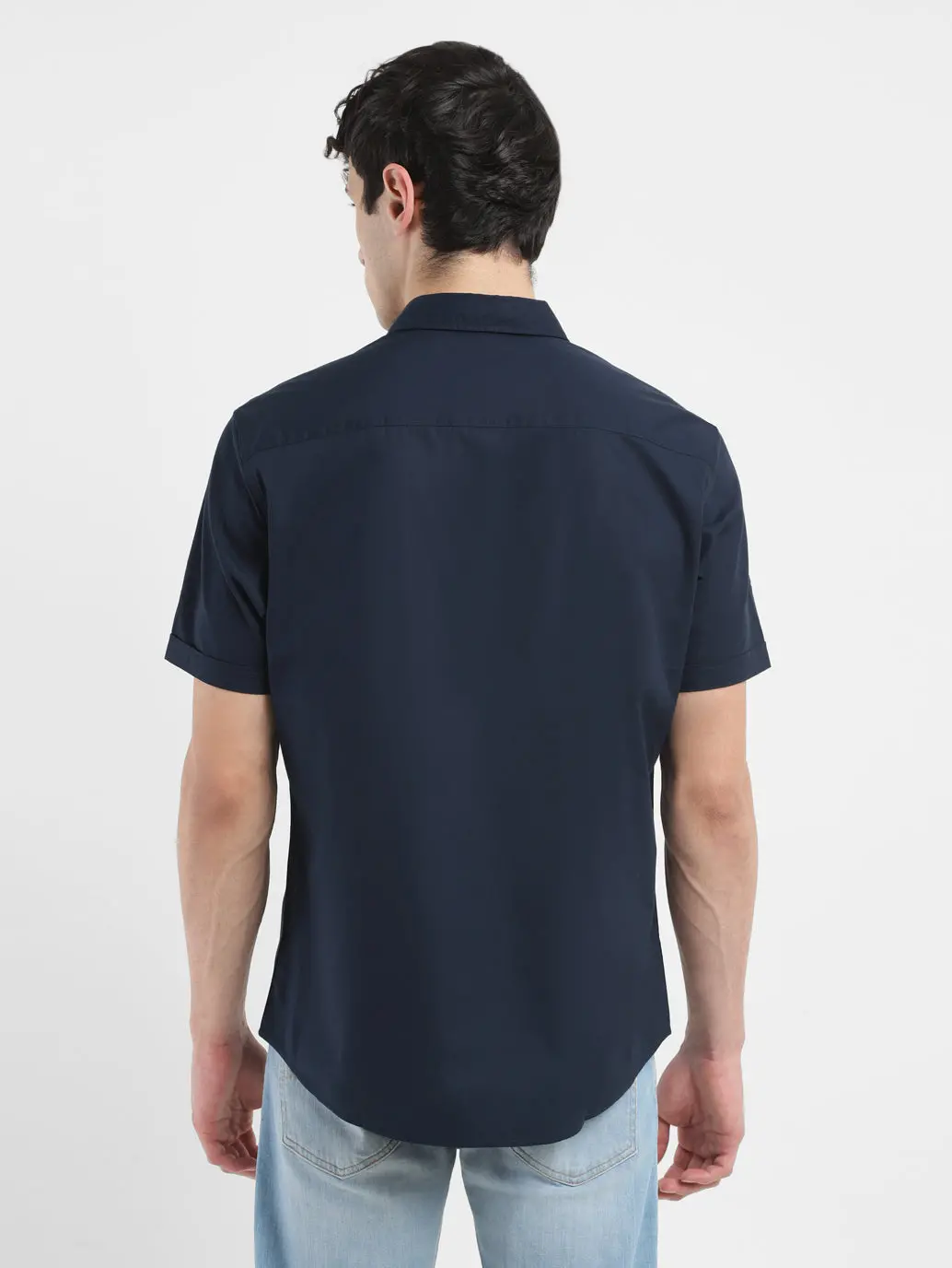 Men's Solid Slim Fit Shirt 3