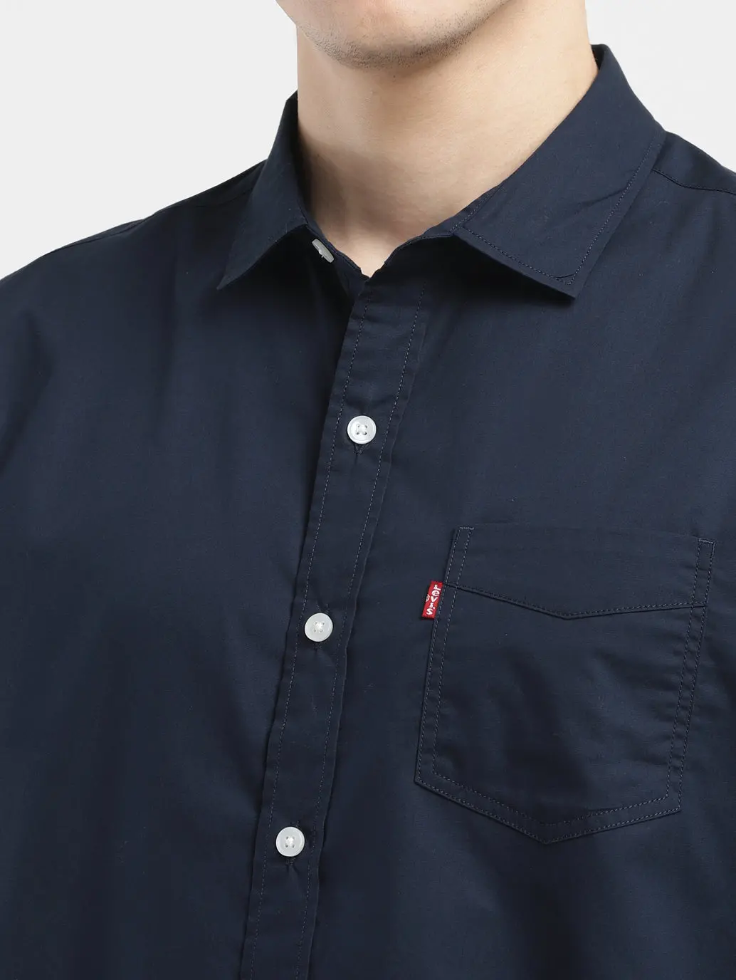 Men's Solid Slim Fit Shirt 5