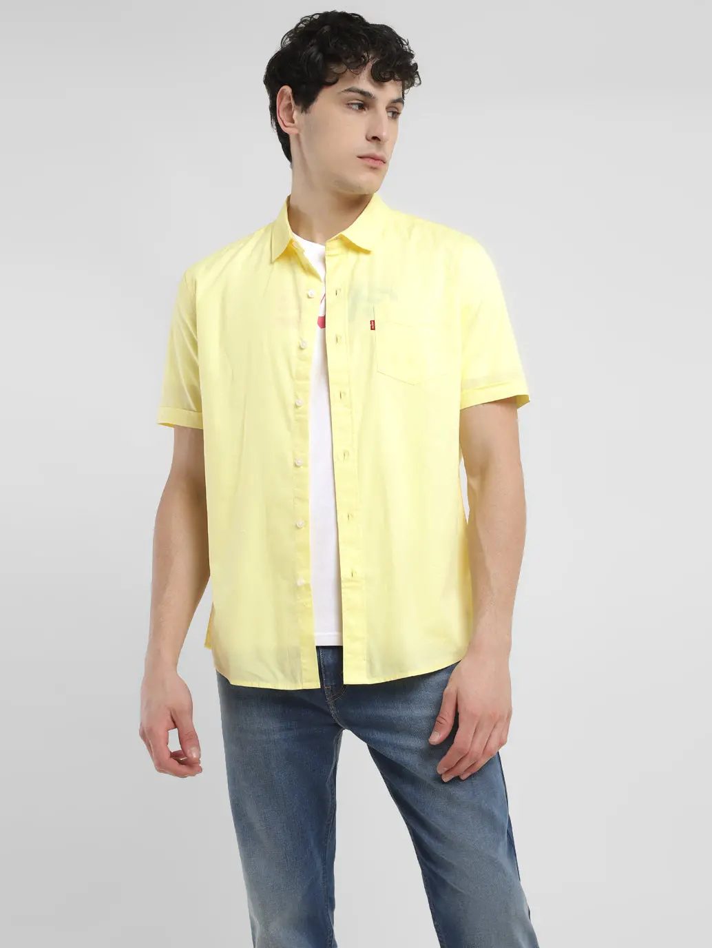 Men's Solid Slim Fit Shirt 1