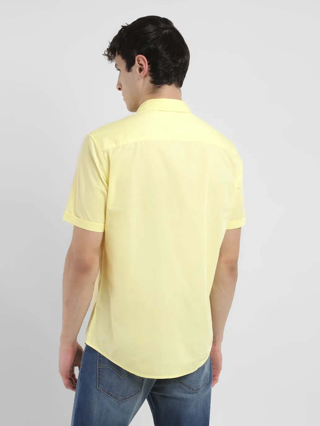 Men's Solid Slim Fit Shirt 3