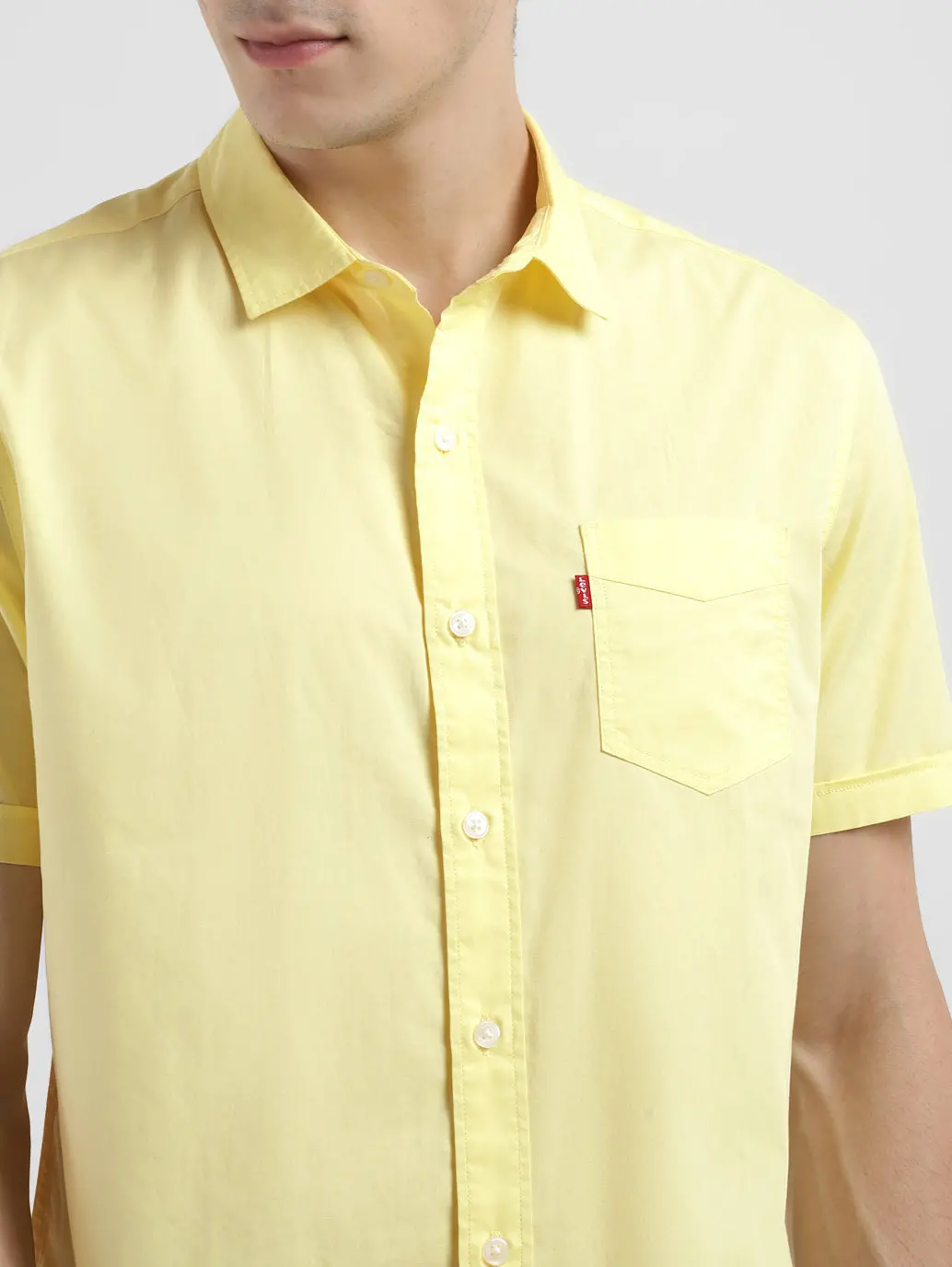 Men's Solid Slim Fit Shirt 5