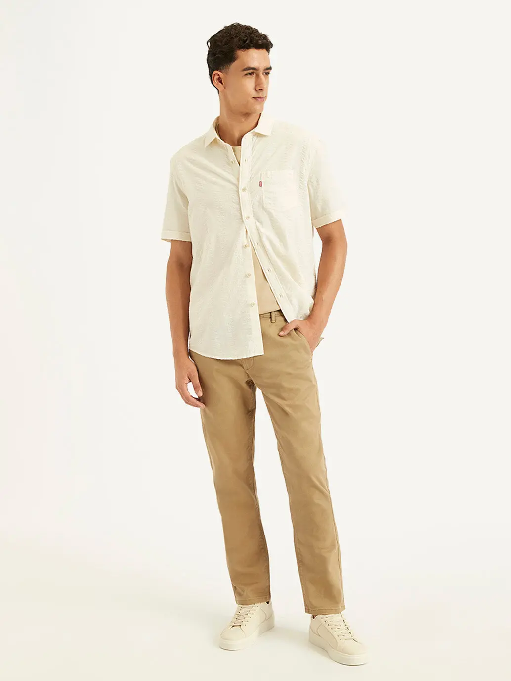 Men's Textured Slim Fit Shirt 1