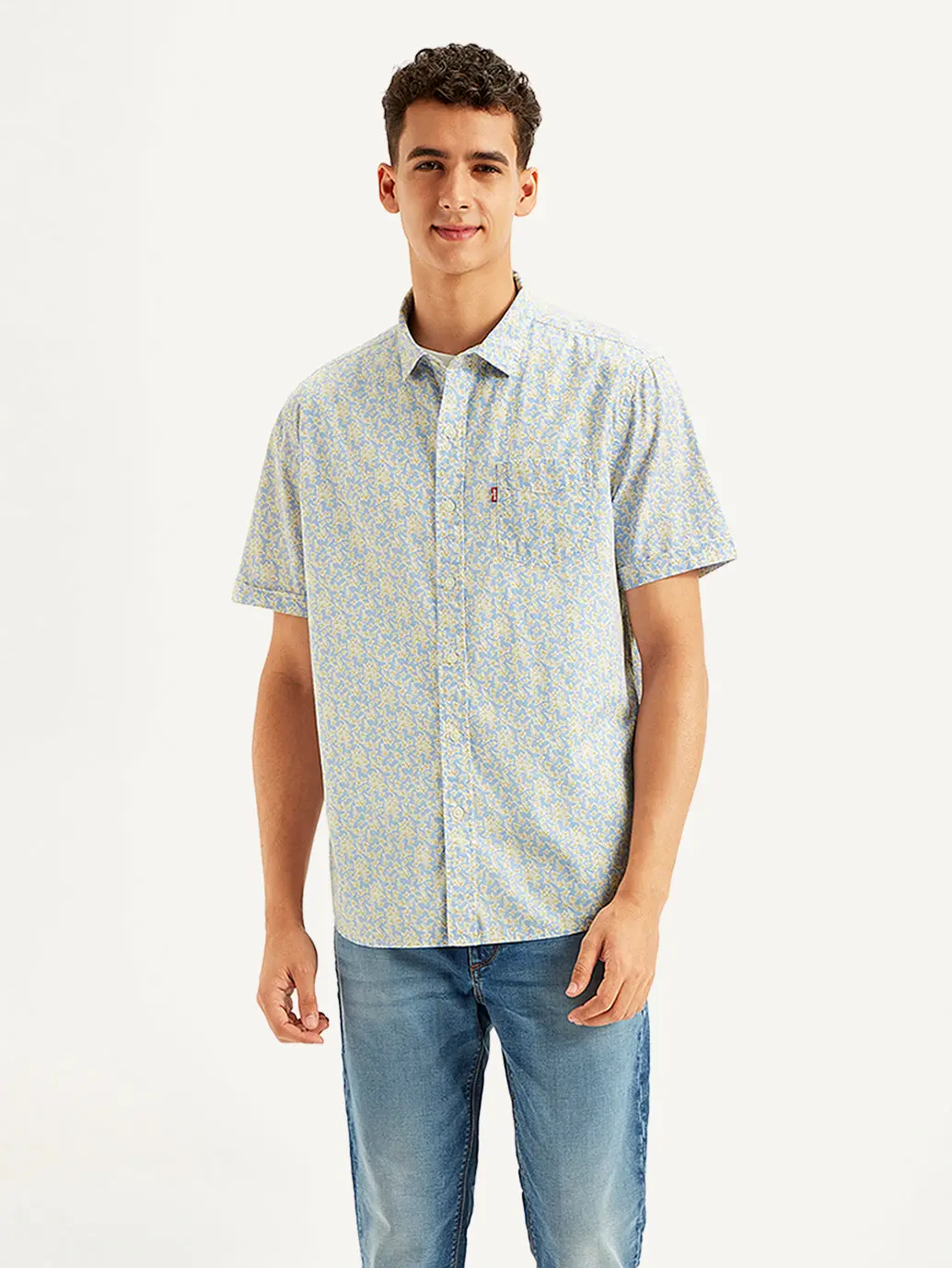 Men's Floral Print Slim Fit Shirt 2