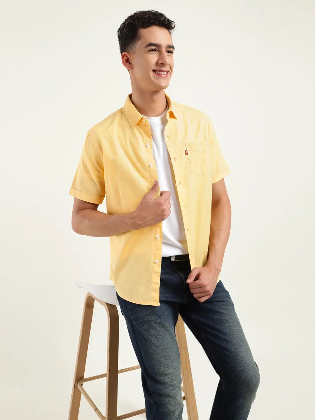 Men's Solid Slim Fit Shirt 1