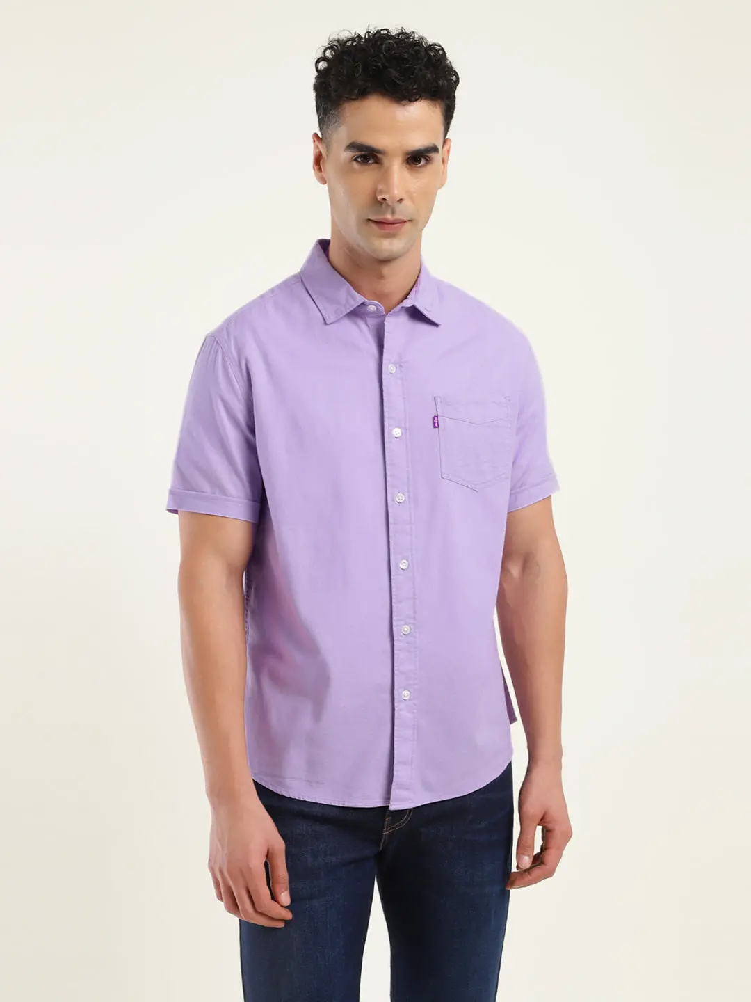Men's Solid Slim Fit Shirt 1