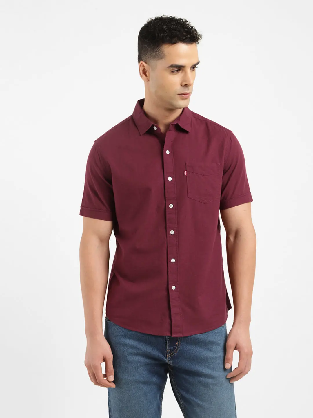 Men's Solid Slim Fit Shirt 2