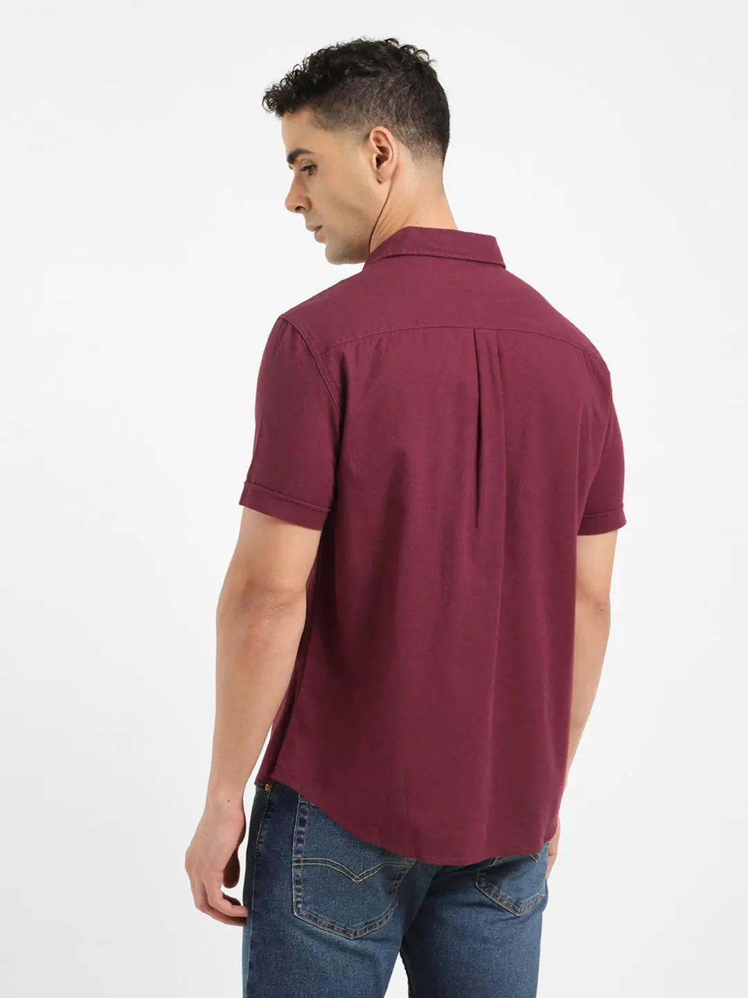 Men's Solid Slim Fit Shirt 3