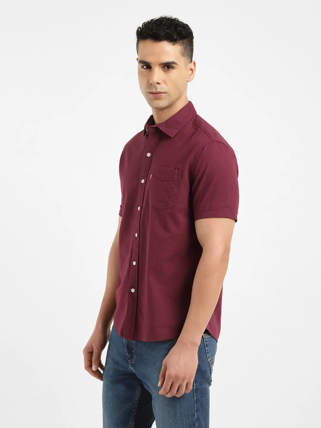 Men's Solid Slim Fit Shirt 4