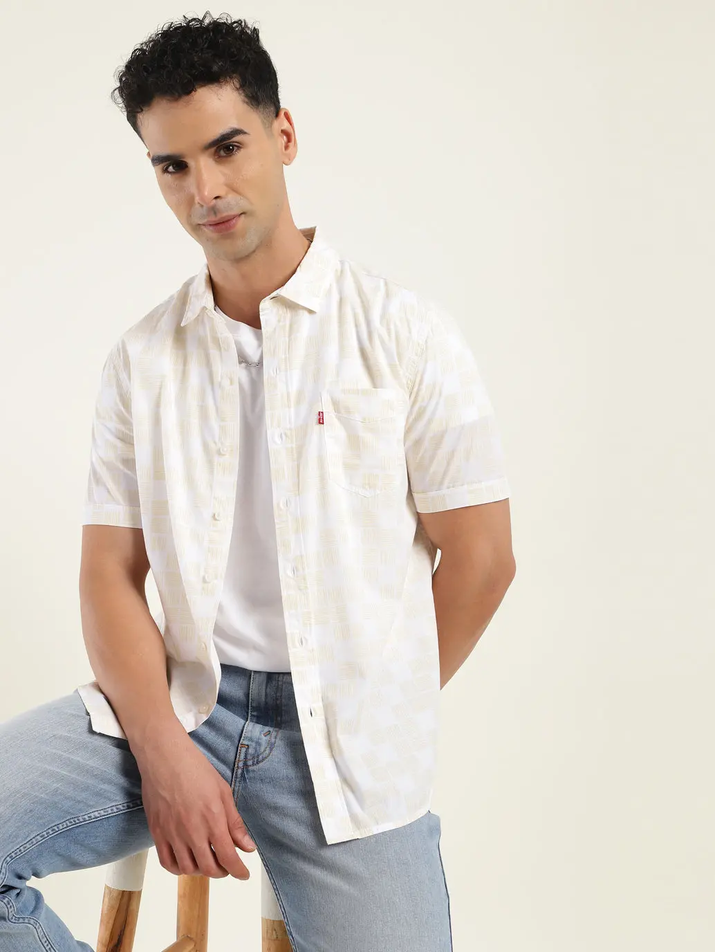 Men's All Over Printed Slim Fit Shirt 1