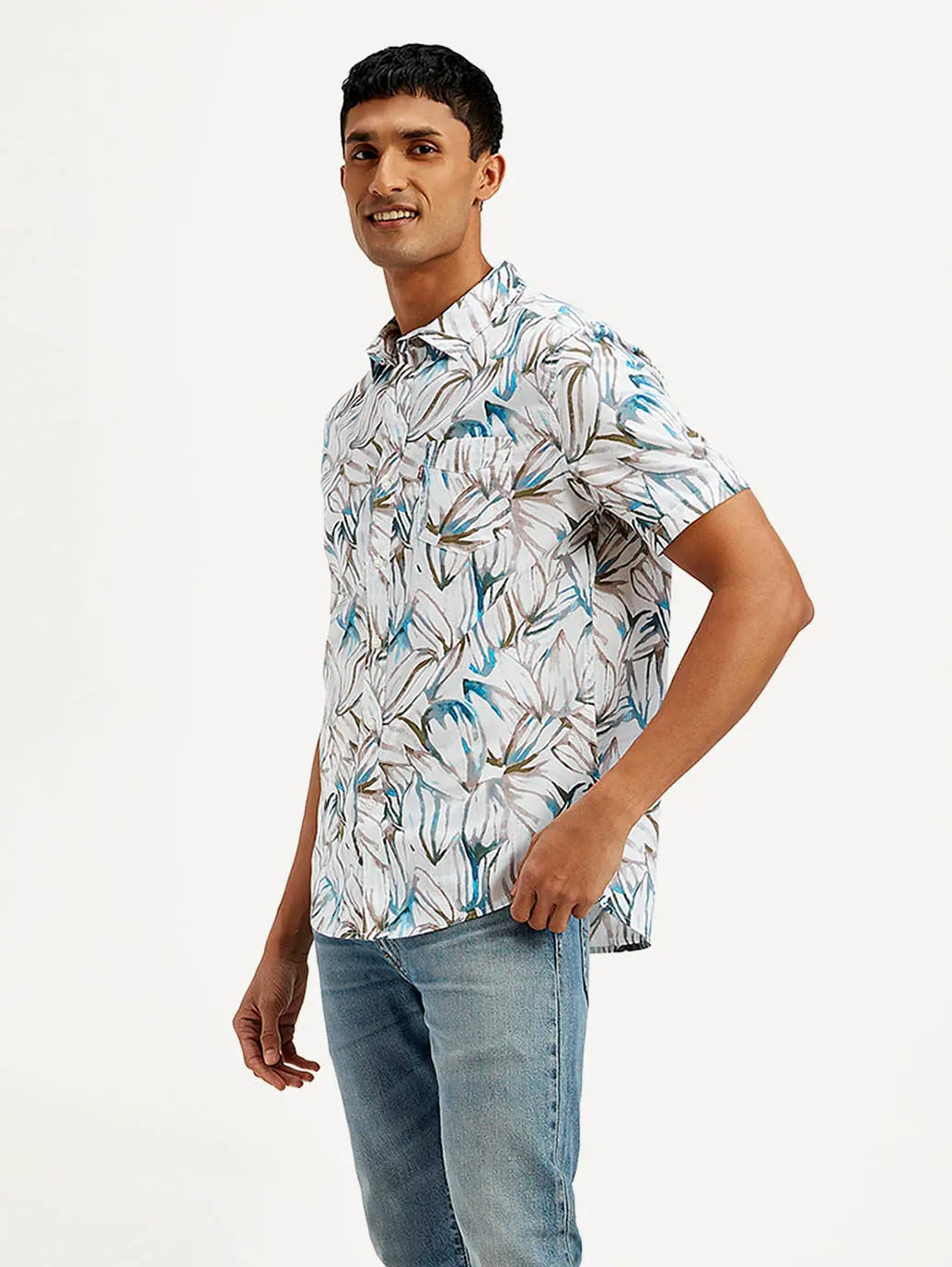 Men's Floral Slim Fit Shirt 5