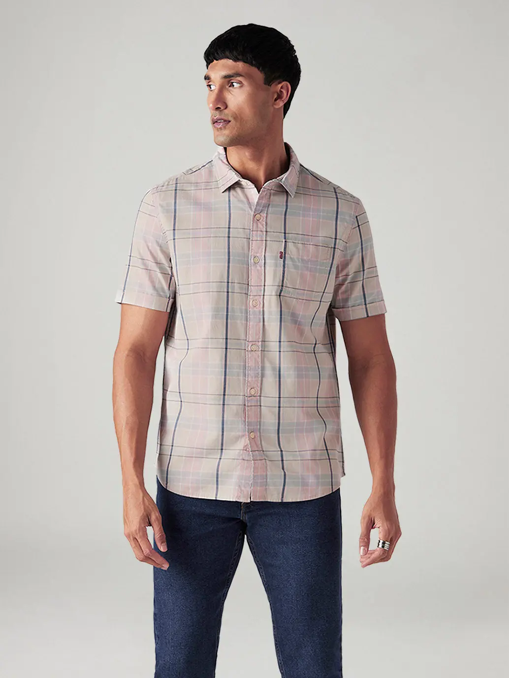Men's Checkered Slim Fit Shirt 1