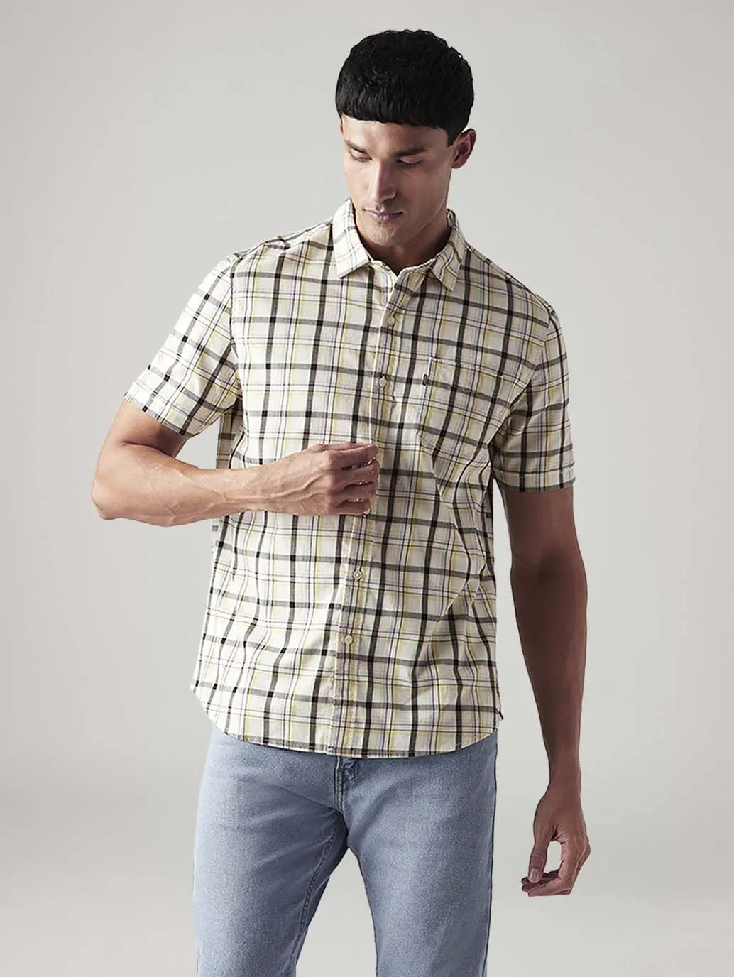Men's Checkered Slim Fit Shirt 1