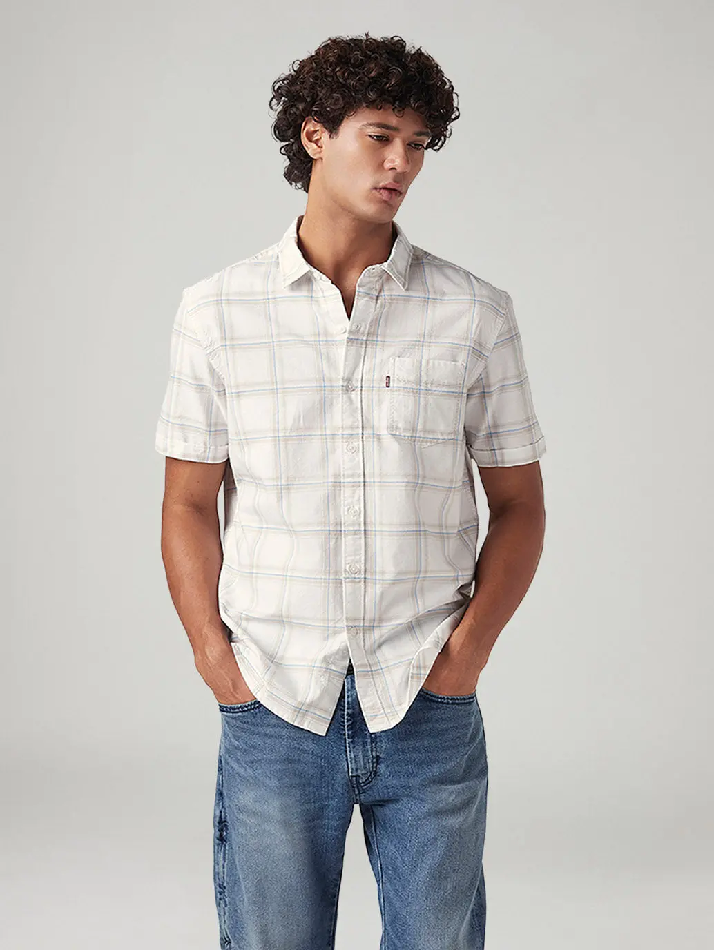 Men's Checkered Slim Fit Shirt 1