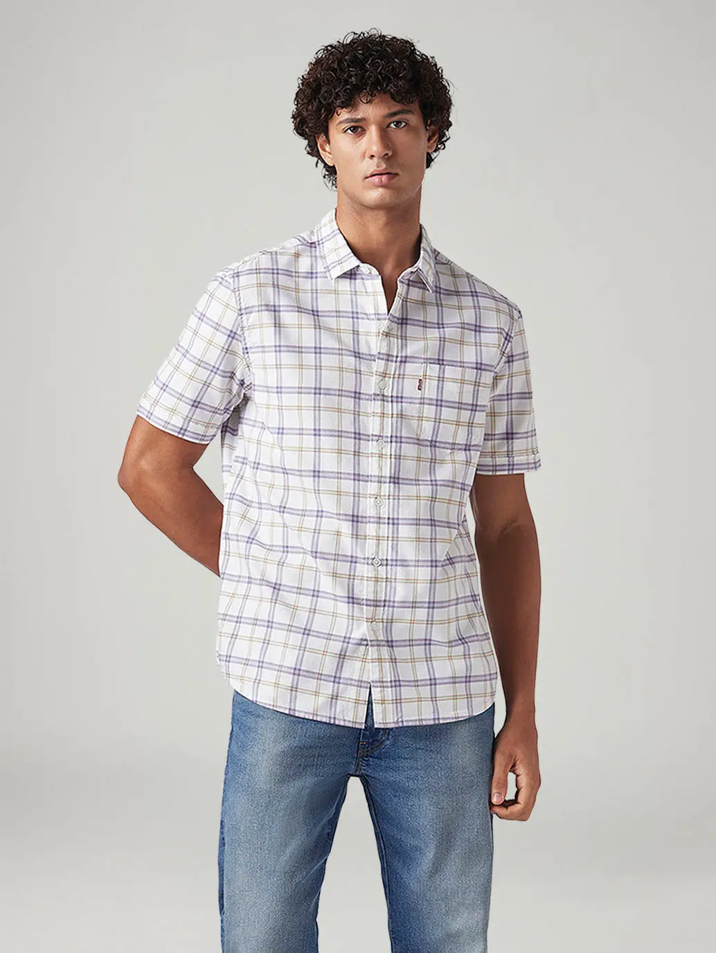 Men's Checkered Slim Fit Shirt 1