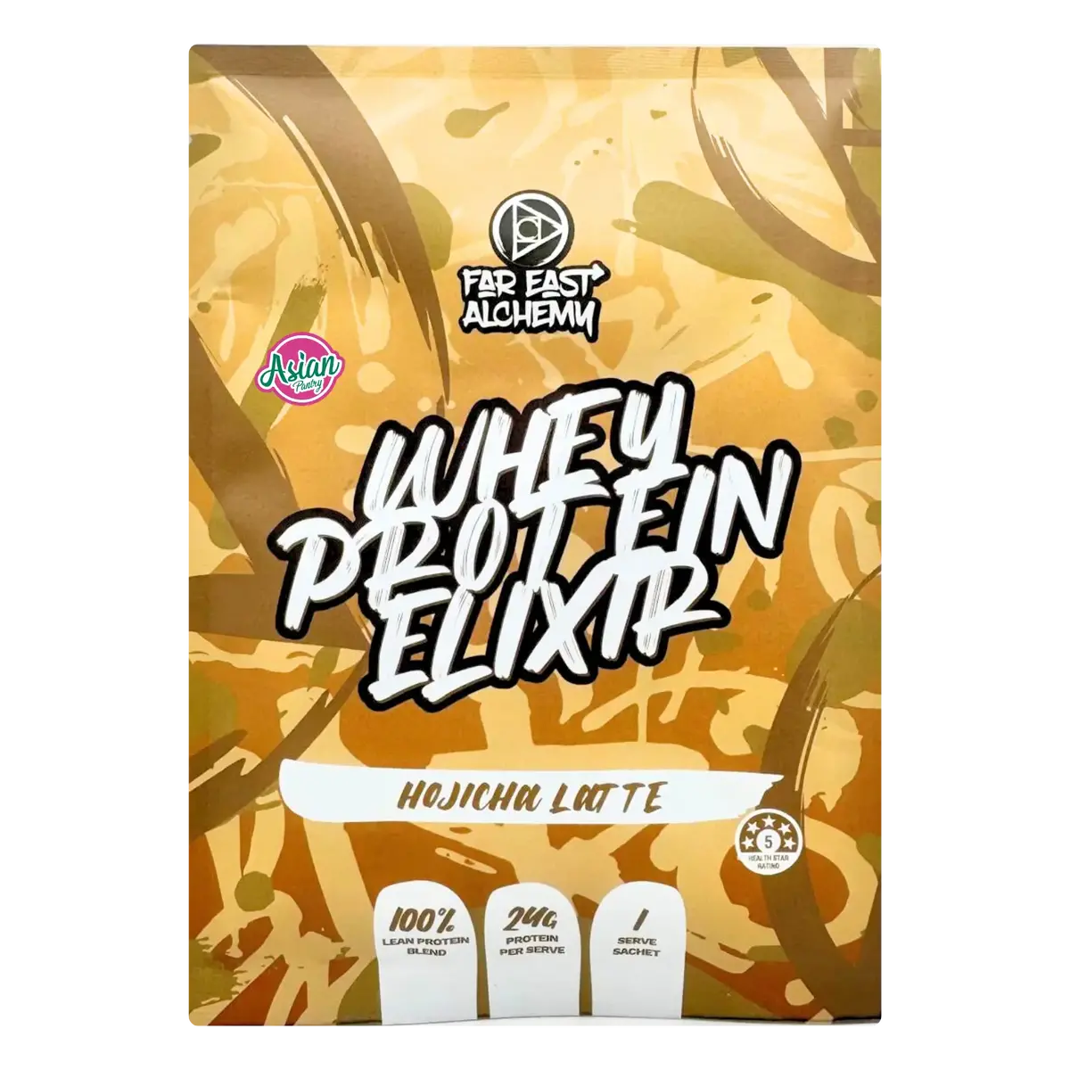 Far East Alchemy Whey Protein Elixir Hojicha Latte (Single Serve) 33G 1