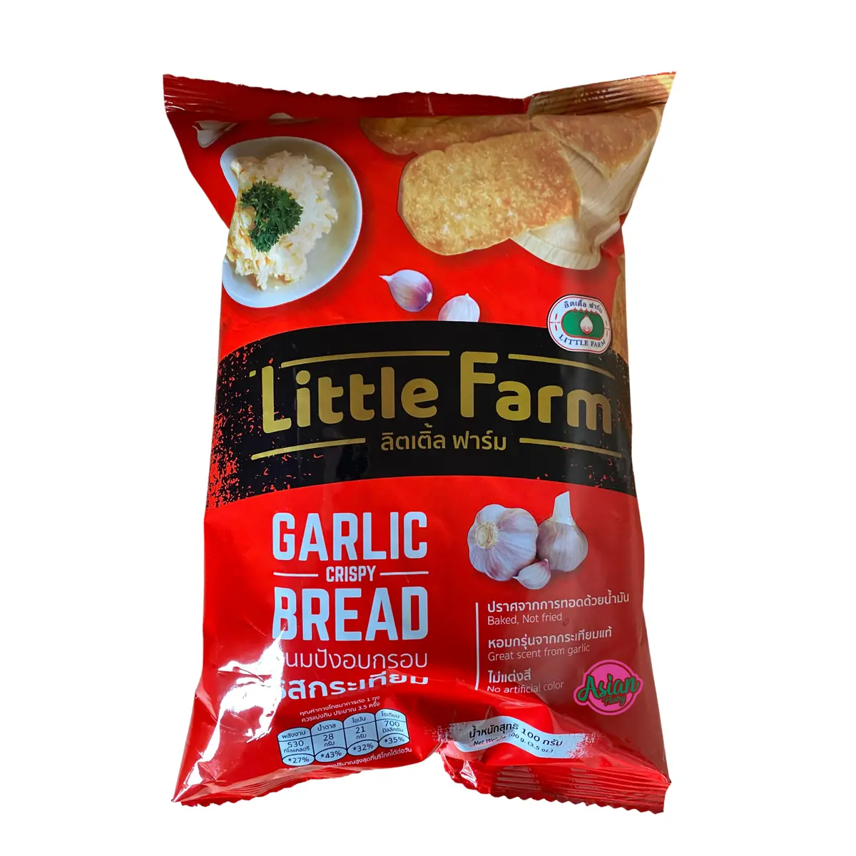 Little Farm Crispy Garlic Bread 90G 1