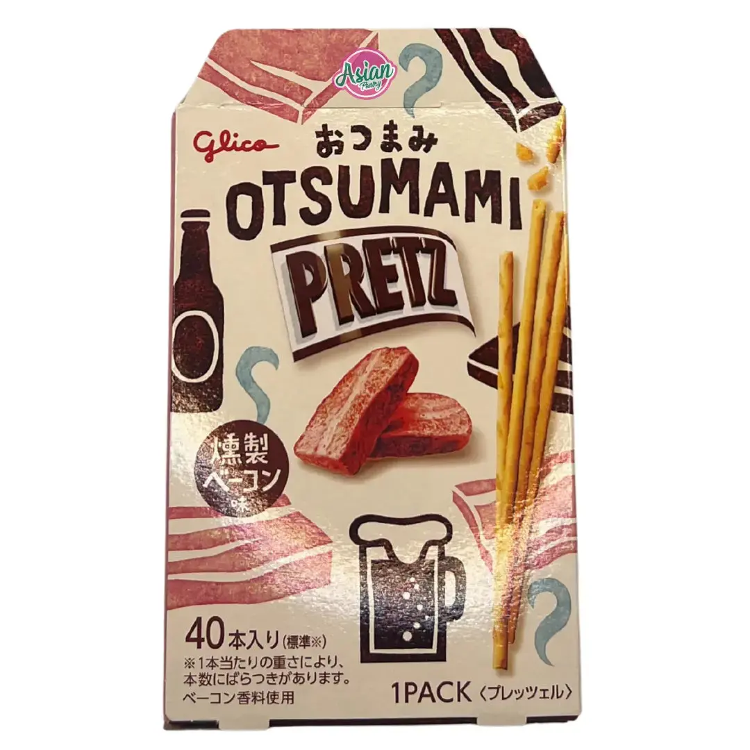 Glico Otsumi Pretz Smoked Bacon Flavour 24G 1