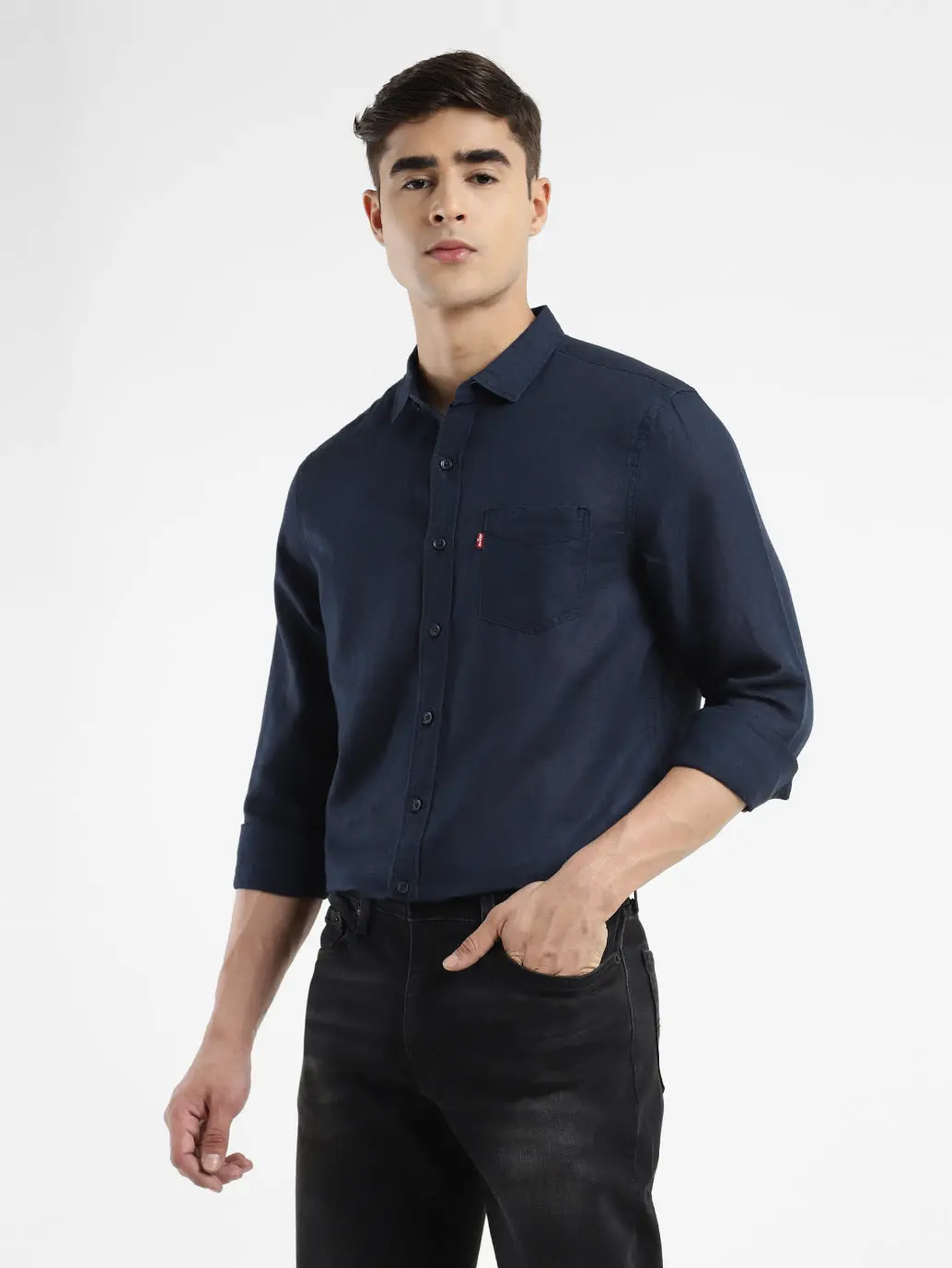 Men's Solid Regular Fit Shirt 1
