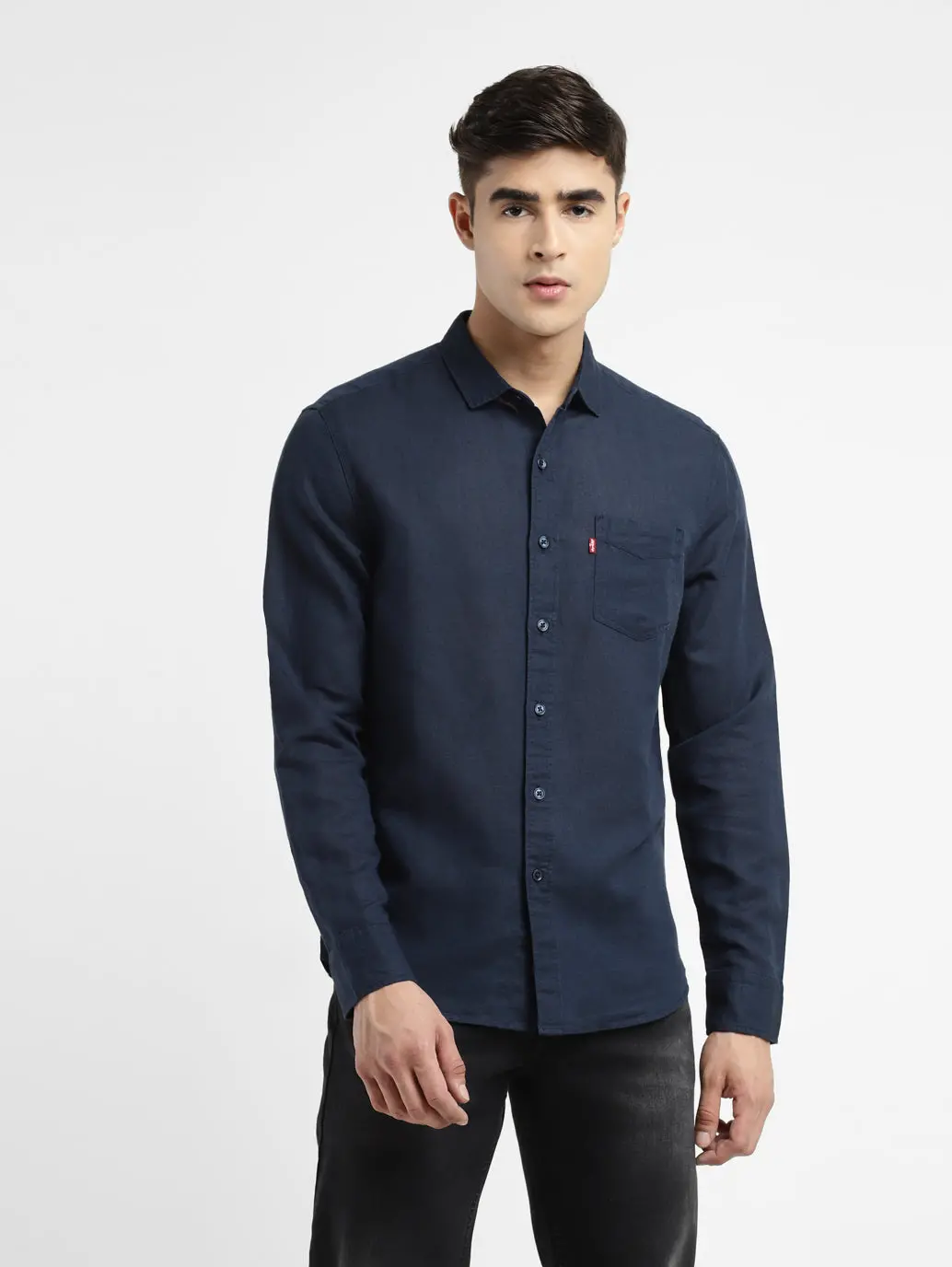 Men's Solid Regular Fit Shirt 2