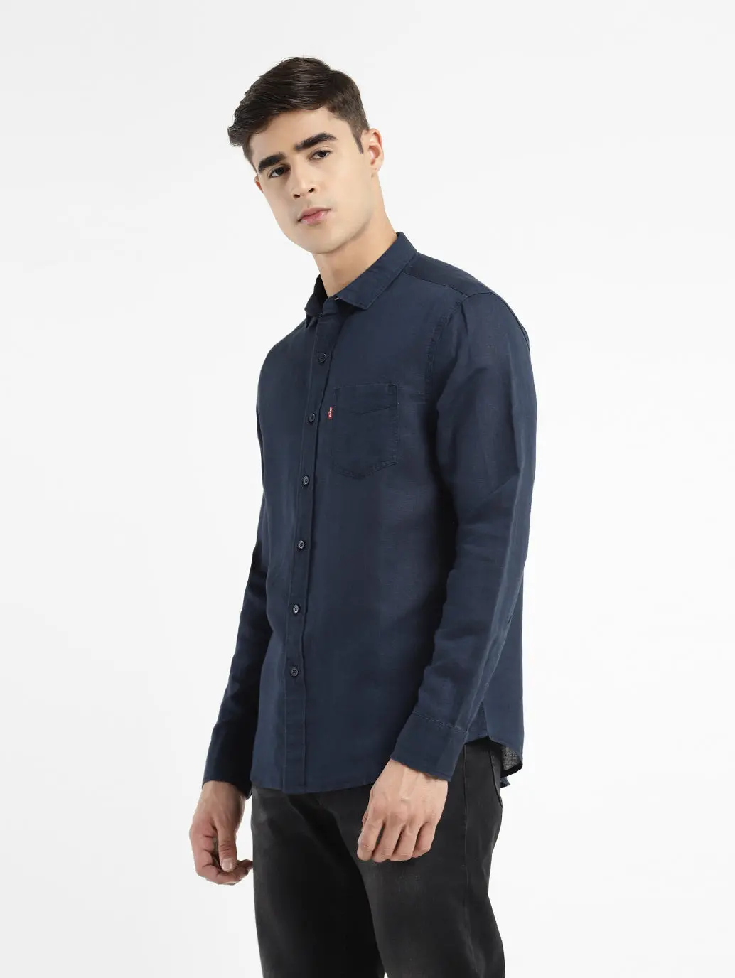 Men's Solid Regular Fit Shirt 4