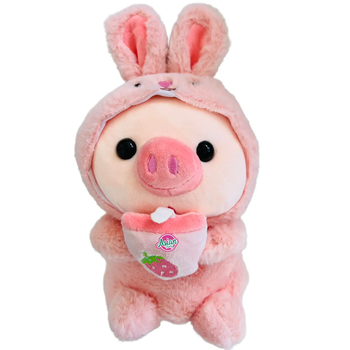 Jait Cute Milk Tea Pig Plush Toy (Random Colour) 1