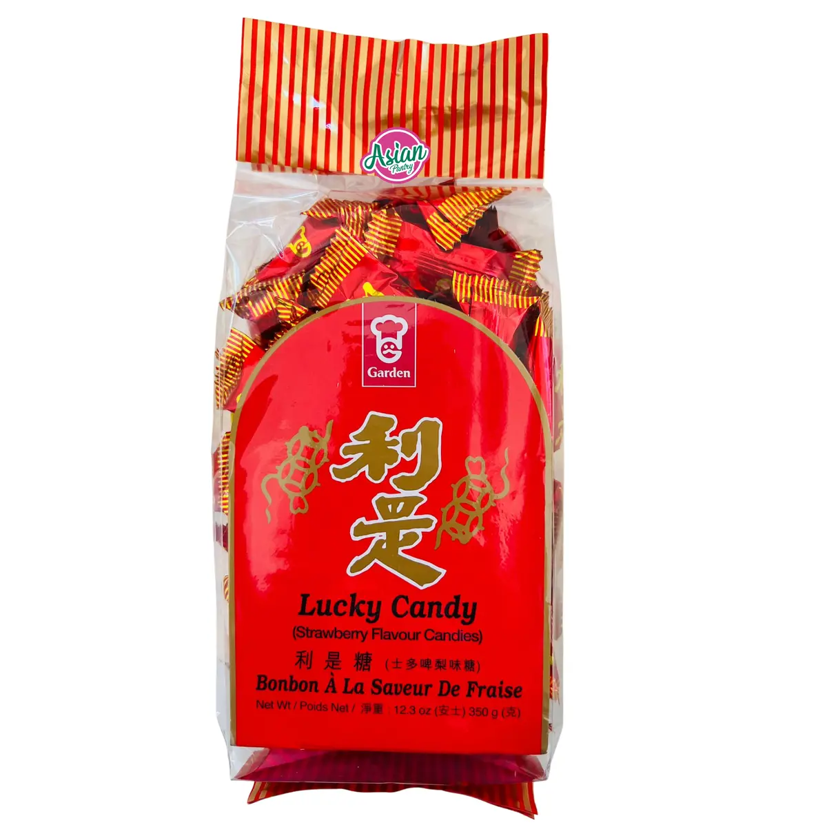Garden Lucky Candy  Strawberry Flavour 350G 1