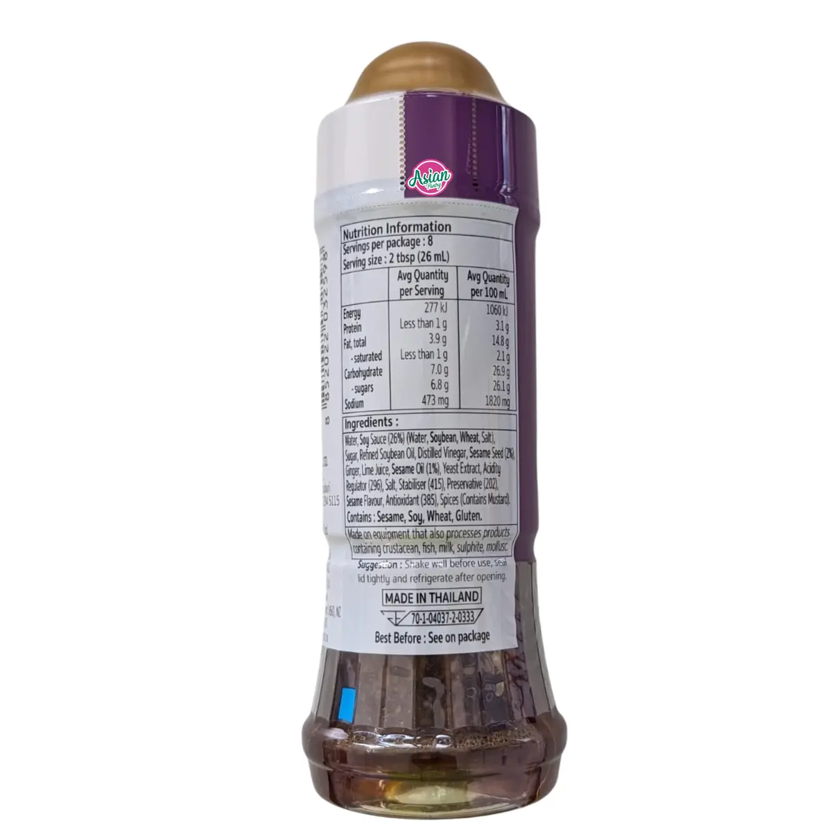 Kewpie Japanese Dressing Sesame Soy 210Ml 2