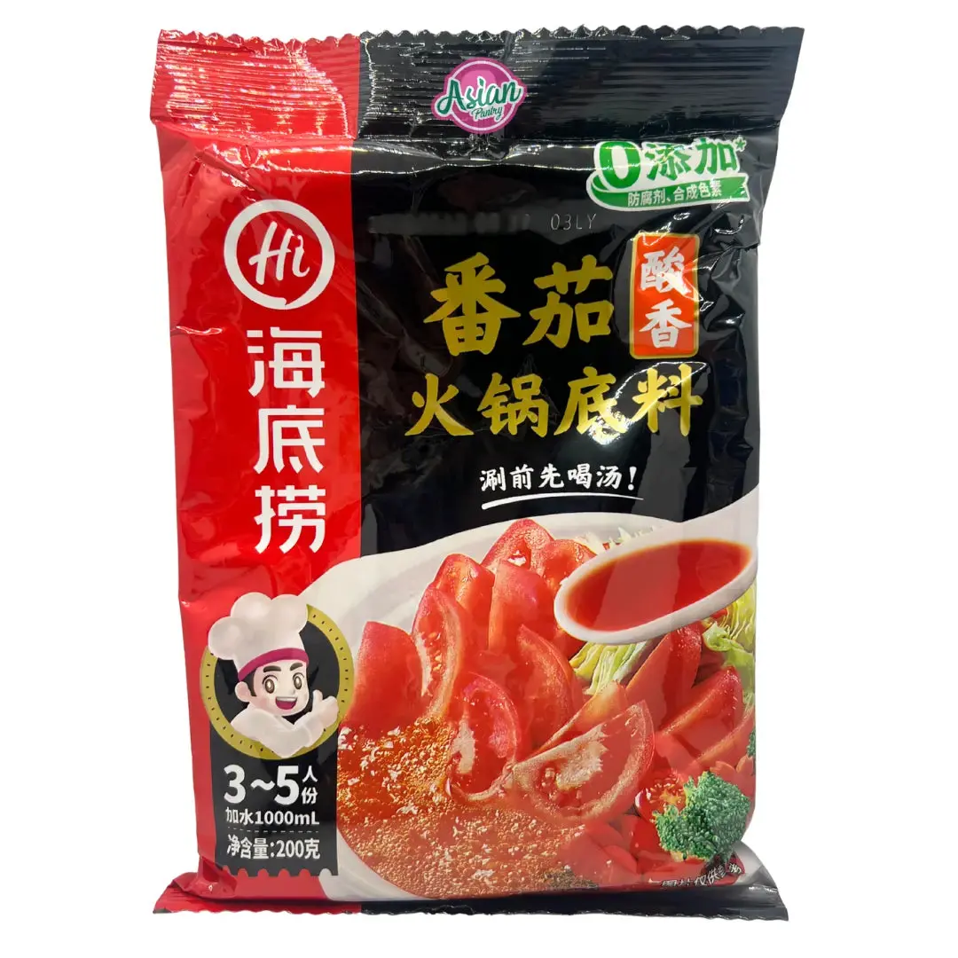 Haidilao Tomato Flavour Hot Pot Seasoning 200G 1