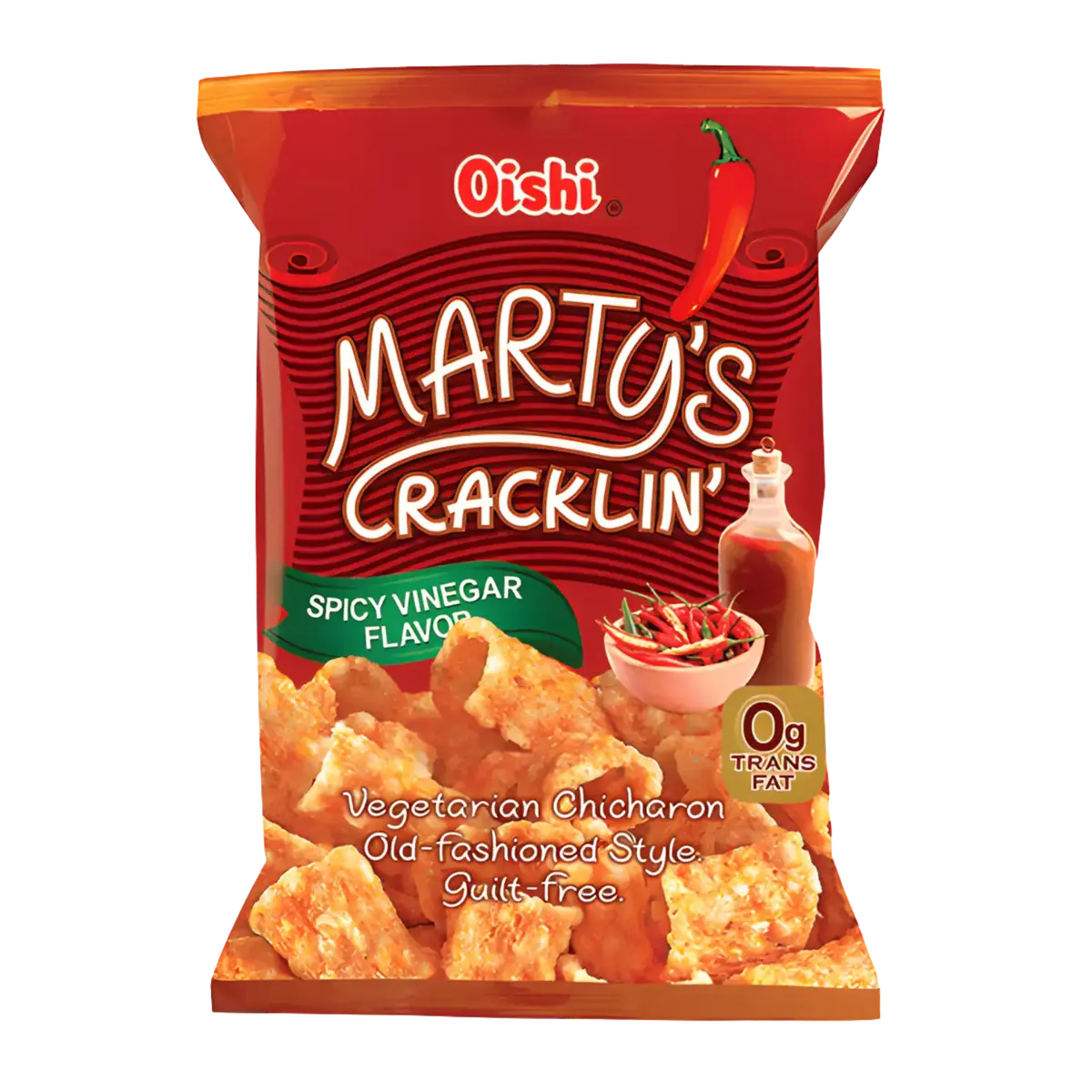 Oishi Marty's Crackling Spicy Vinegar Flavour 90G 1