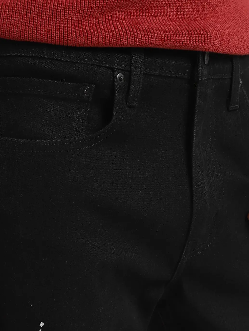 Men's 512 Black Slim Tapered Fit Mid Rise Jeans 6