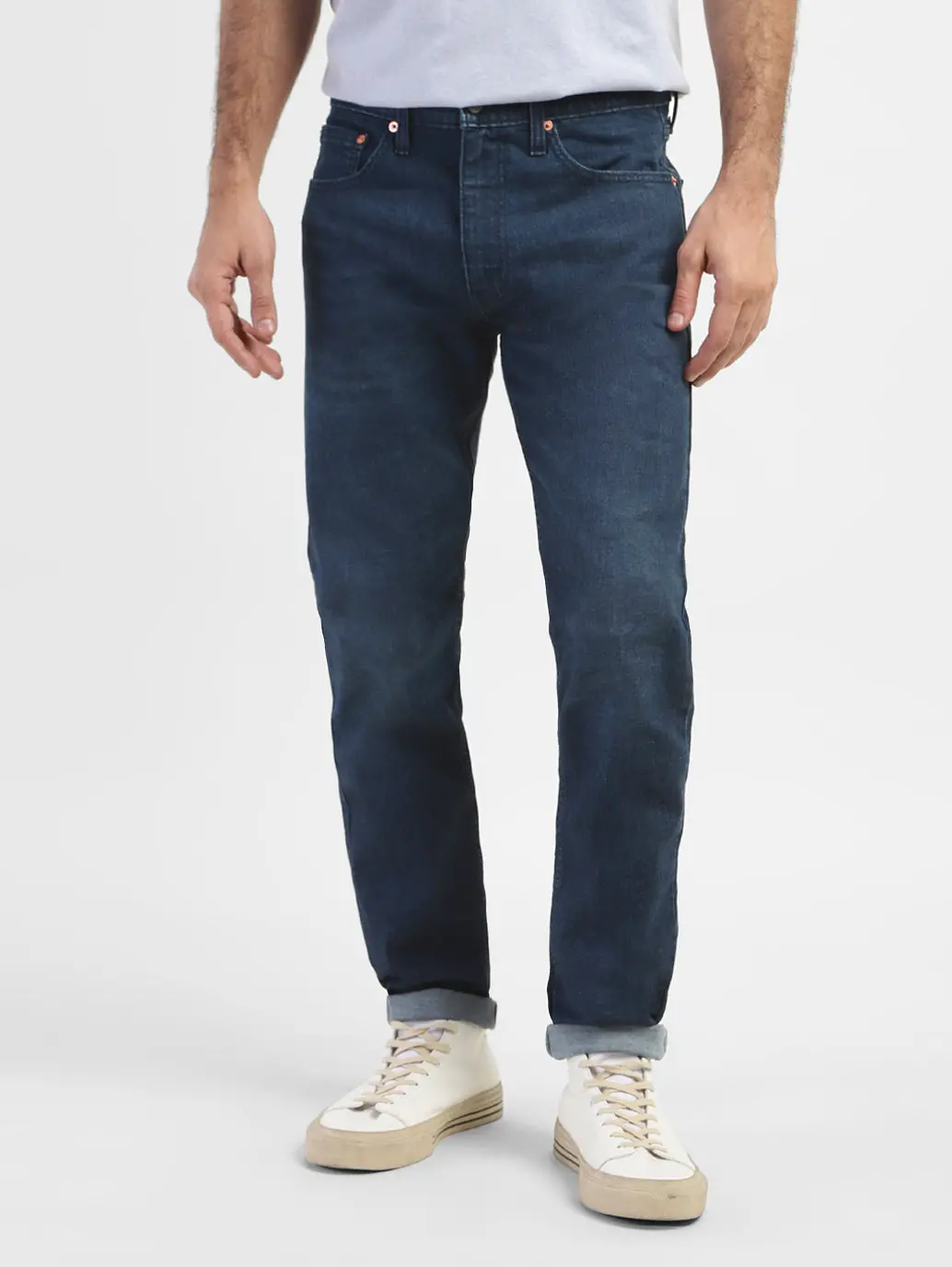 Men's 512 Blue Slim Tapered Fit Mid Rise Jeans 2