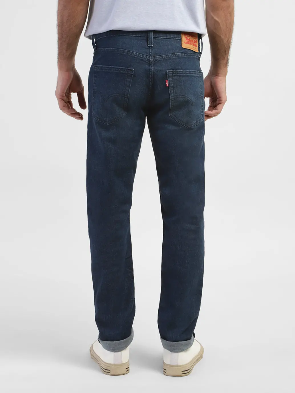 Men's 512 Blue Slim Tapered Fit Mid Rise Jeans 3