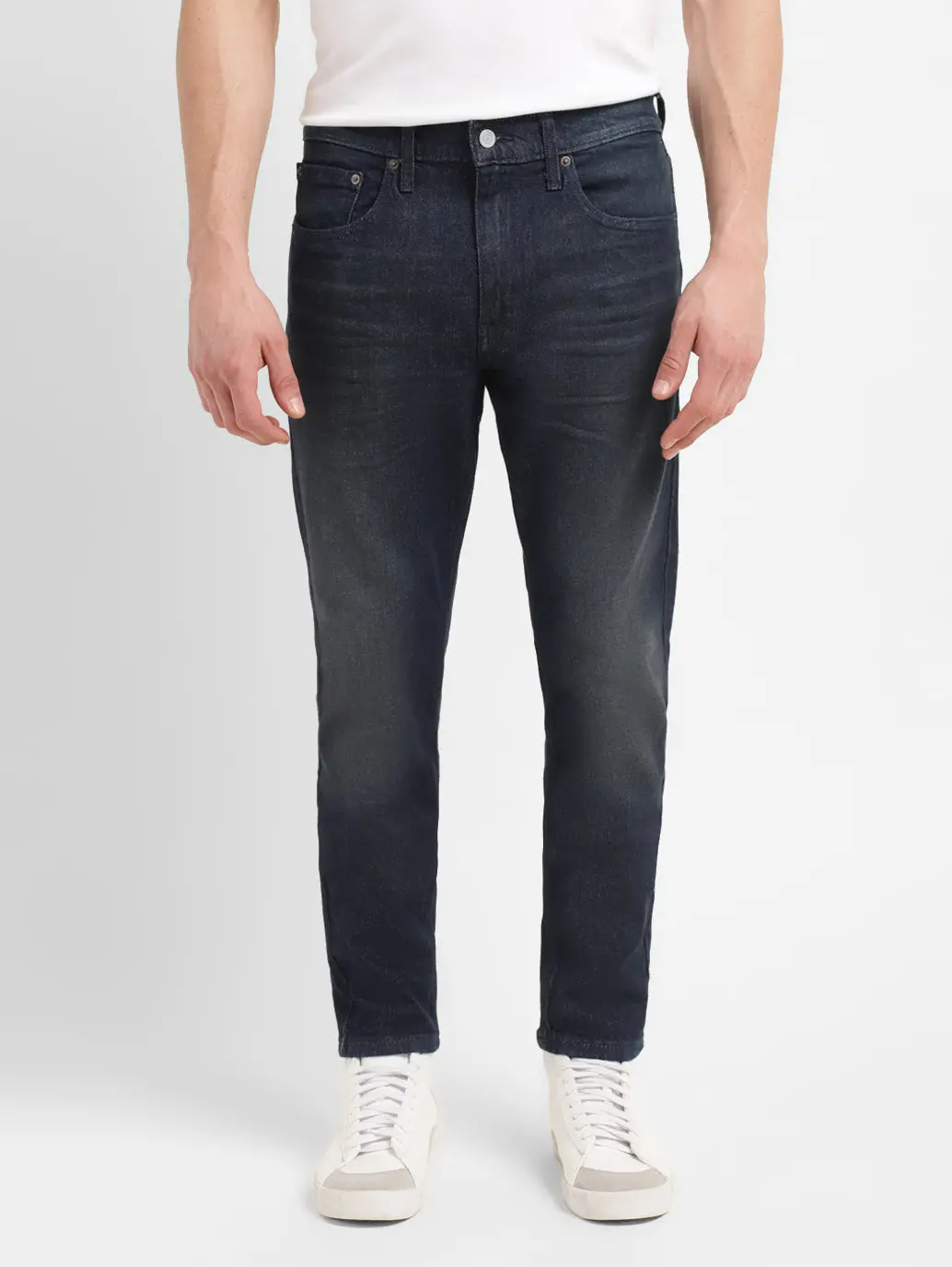 Men's 512 Dark Indigo Slim Tapered Fit Mid Rise Jeans 1