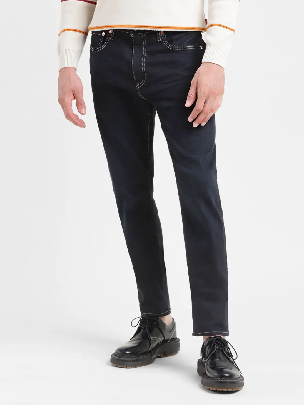 Men's 512 Black Slim Tapered Fit Mid Rise Jeans 1