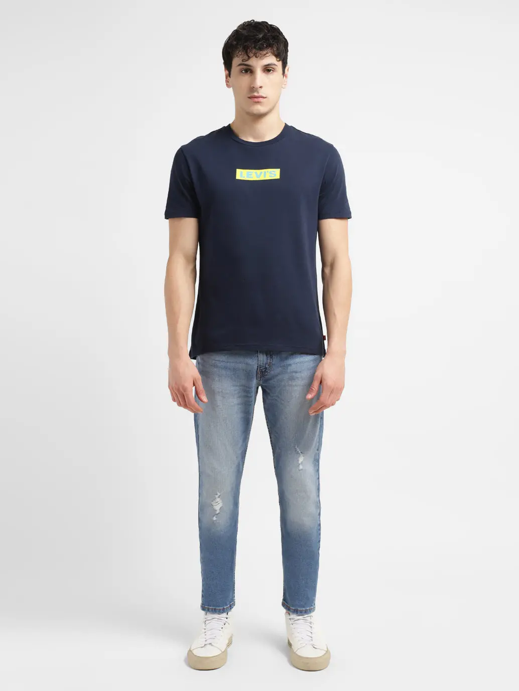 Men's 512 Indigo Slim Tapered Fit Mid Rise Jeans 1