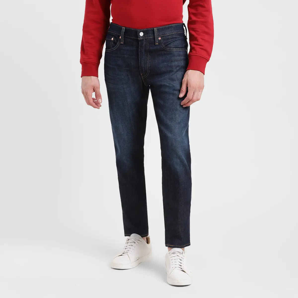Men's 512 Blue Slim Tapered Fit Mid Rise Jeans 2