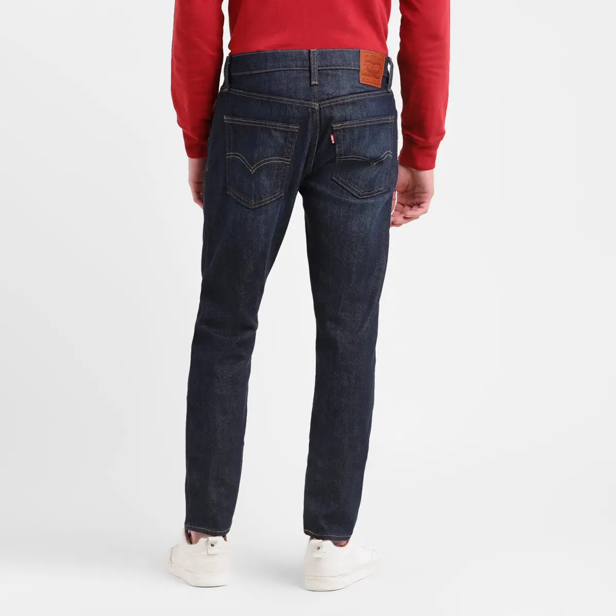 Men's 512 Blue Slim Tapered Fit Mid Rise Jeans 3