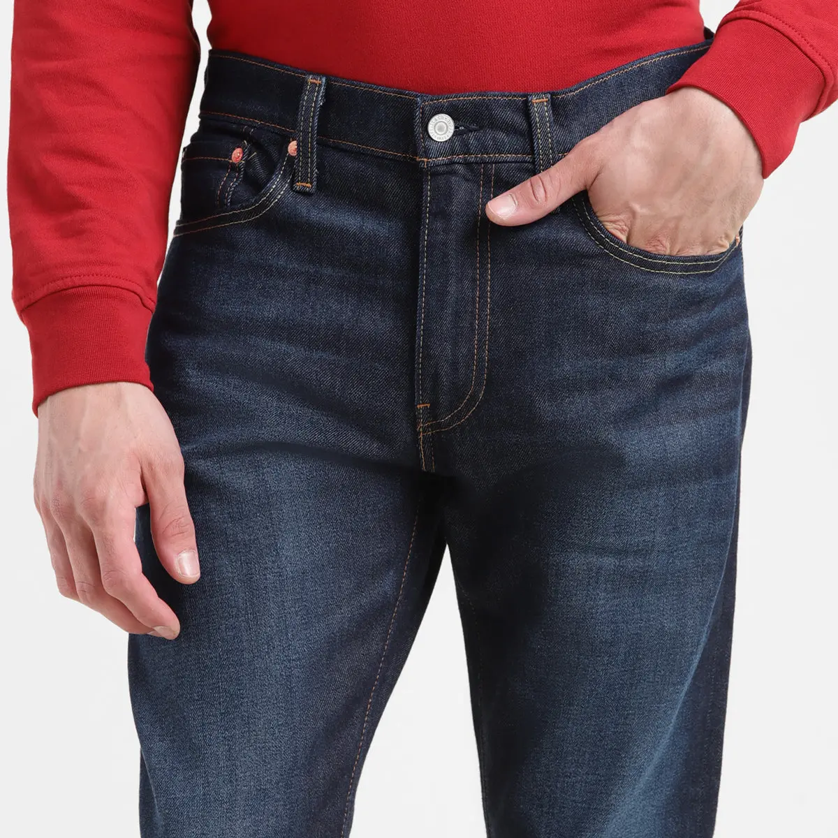 Men's 512 Blue Slim Tapered Fit Mid Rise Jeans 6