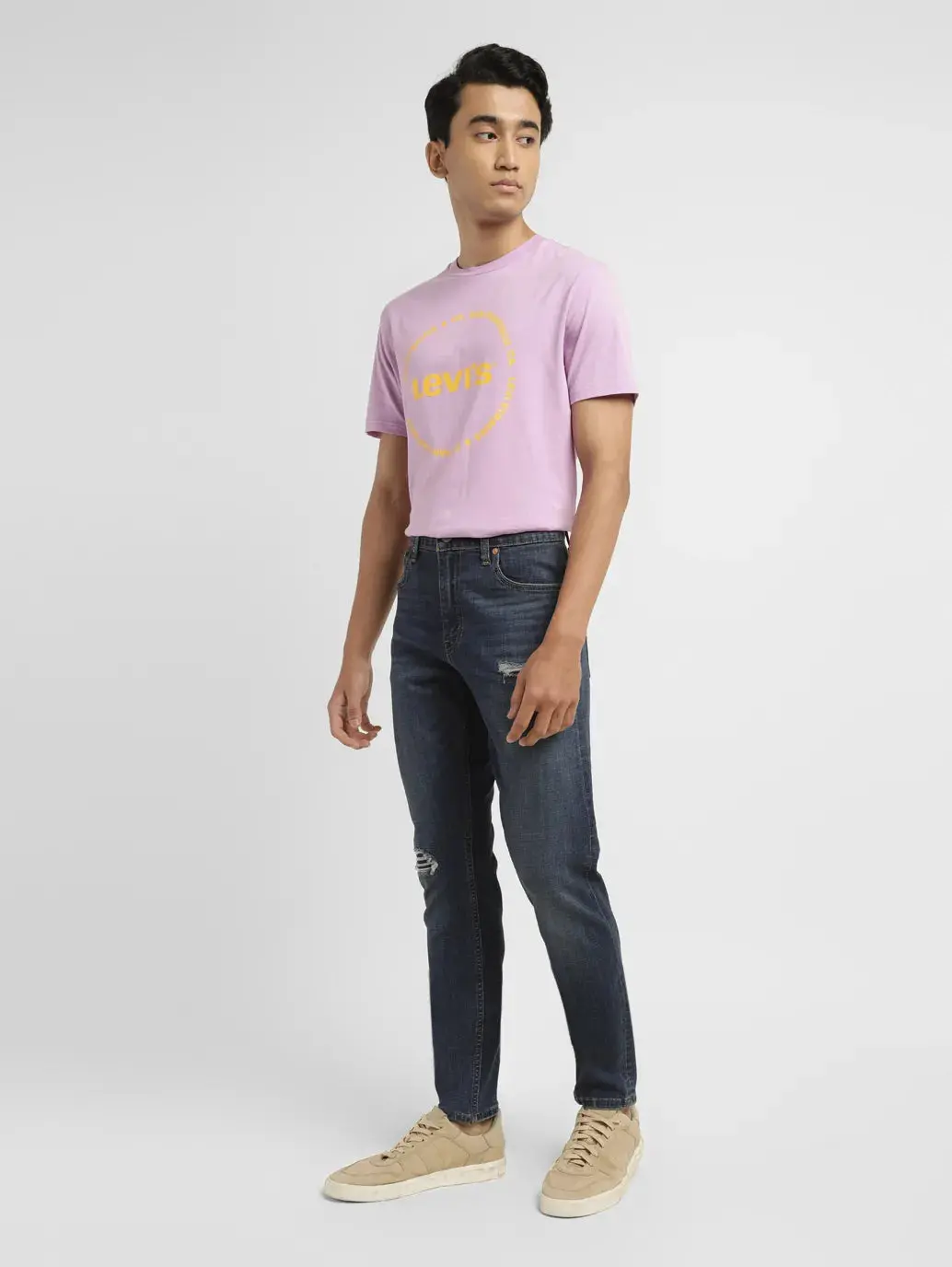 Men's 512 Blue Slim Tapered Fit Mid Rise Jeans 7