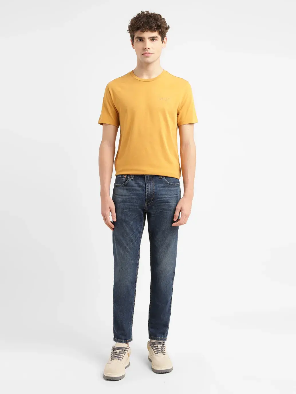 Men's 512 Blue Slim Tapered Fit Mid Rise Jeans 1