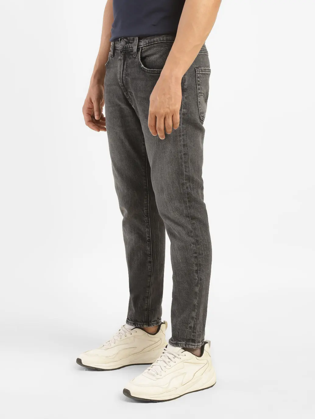 Men's 512 Grey Slim Tapered Fit Mid Rise Jeans 5