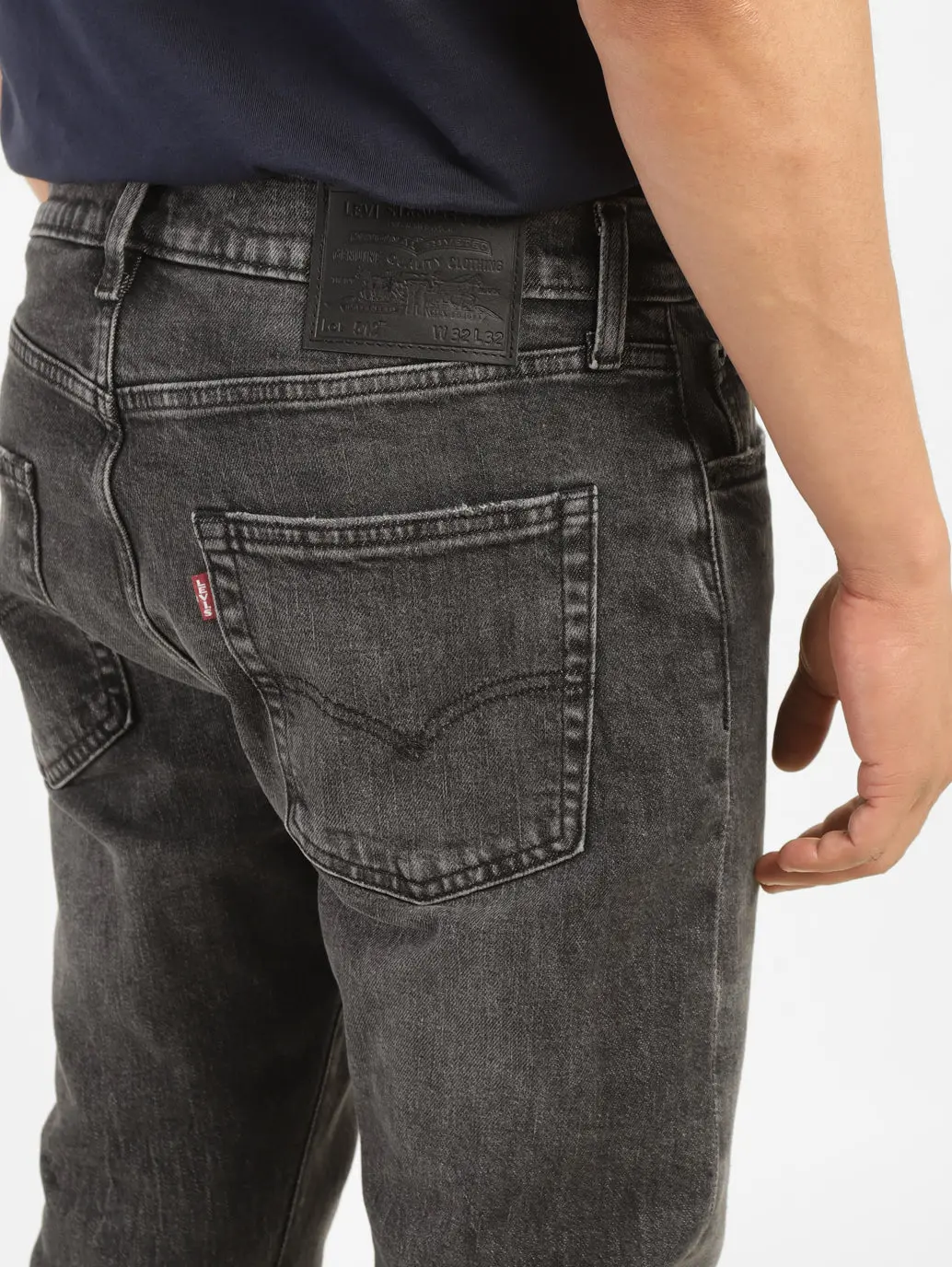 Men's 512 Grey Slim Tapered Fit Mid Rise Jeans 7