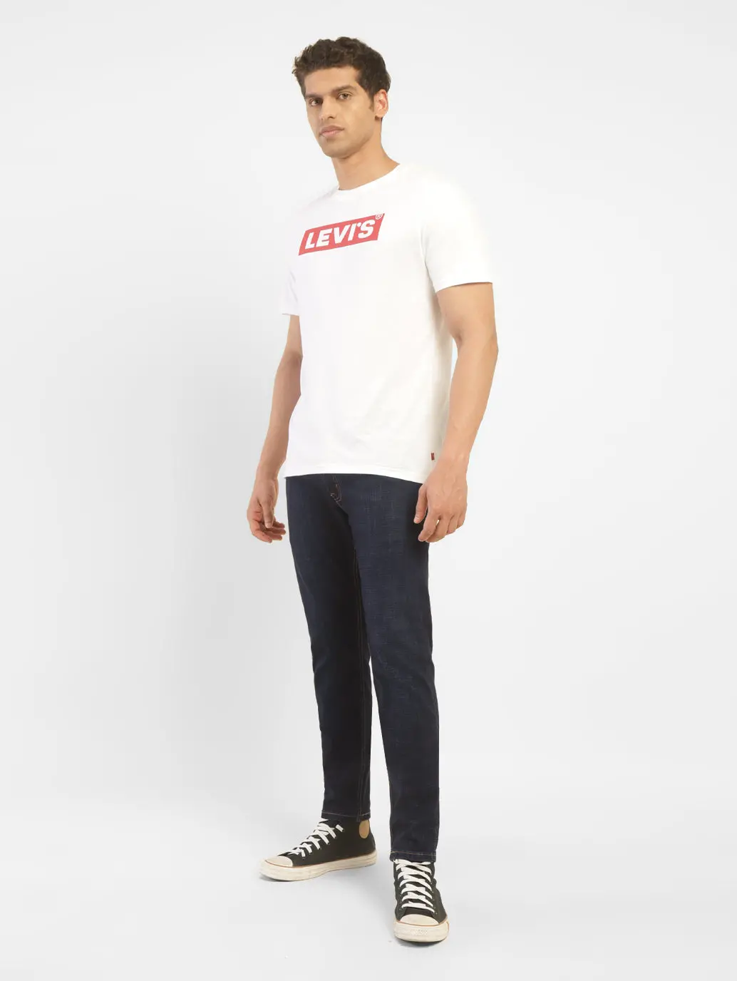 Men's 512 Blue Slim Tapered Fit Mid Rise Jeans 1